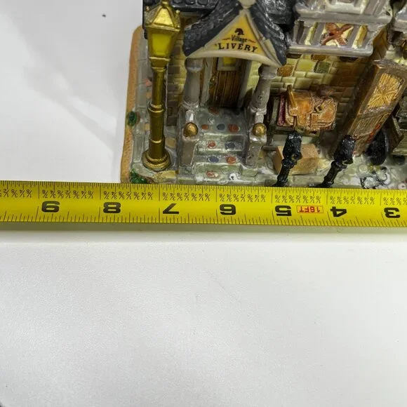 Lemax Village Livery Lighted Christmas Village Building (Damaged - Heavy Wear) - Picture 14 of 15